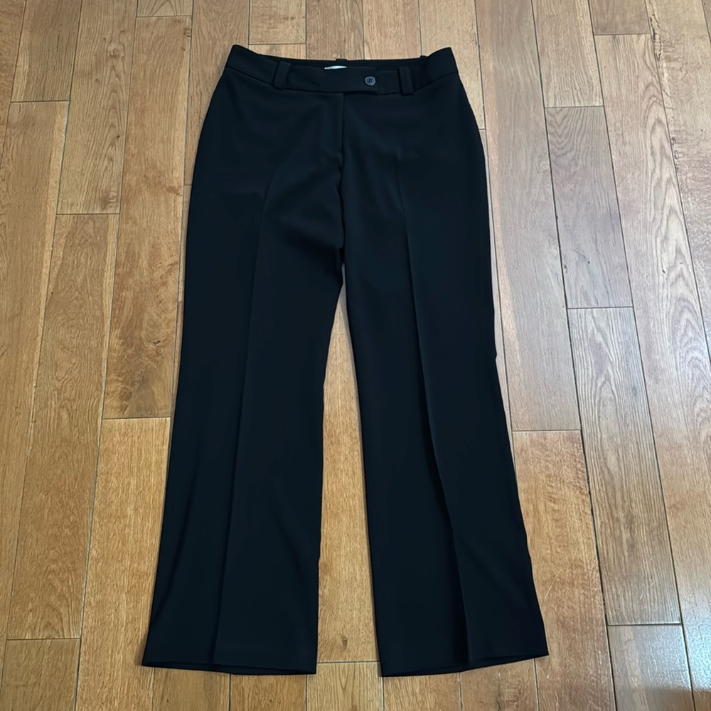 Pursuits, ltd. womens dress pants mid rise black size 10.